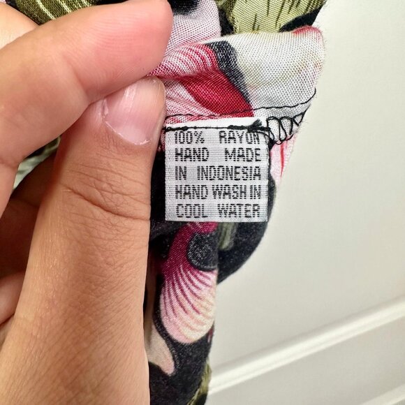 Hula Hula Hawaii Print Button Up Unisex Top 3XL - Picture 8 of 8